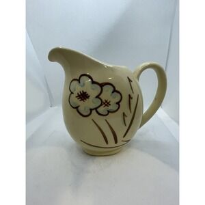 Vintage Shawnee Cornflower Pitcher Made In USA 6" Tall Marked